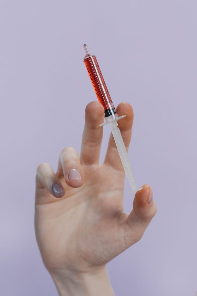 Skin booster injectable syringe
